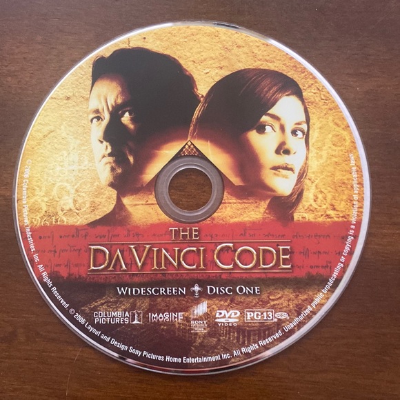 DVD: The Da Vinci Code. (Two Disks) - Picture 1 of 4